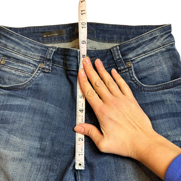 KUT FROM THE KLOTH Women’s Mia Toothpick Skinny in Distressed Medium Blue 2 - Picture 9 of 10